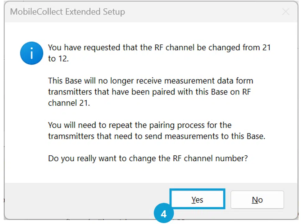 Transmitter Pairing Warning