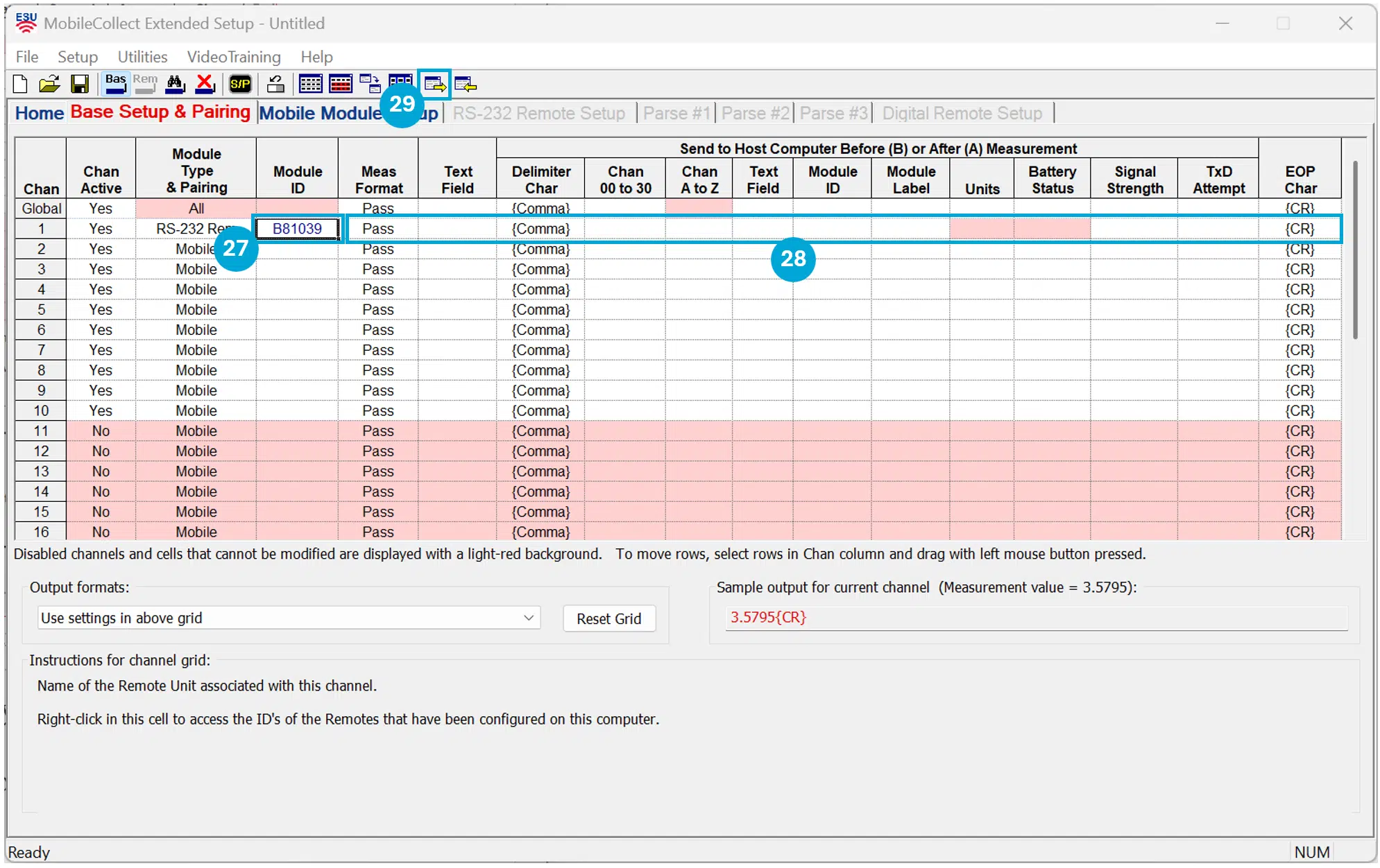 Customize Output Format and Send Updates to Base